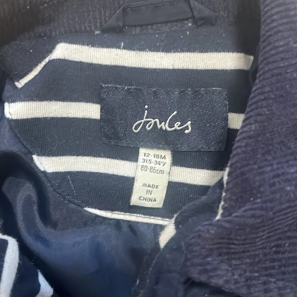 Joules Barn Jacket 12-18months GUC